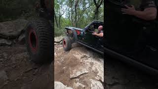 Sometimes You Just Gotta Send It First Time Off Roading In The Jt