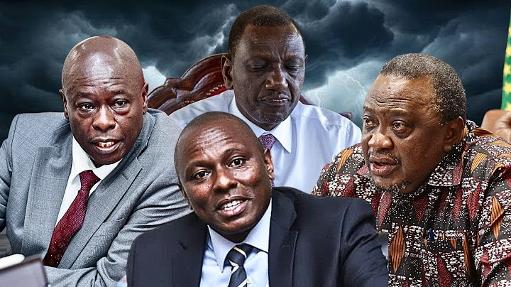 DONE AND DUSTED: RUTO, this is the start of your grand fall...