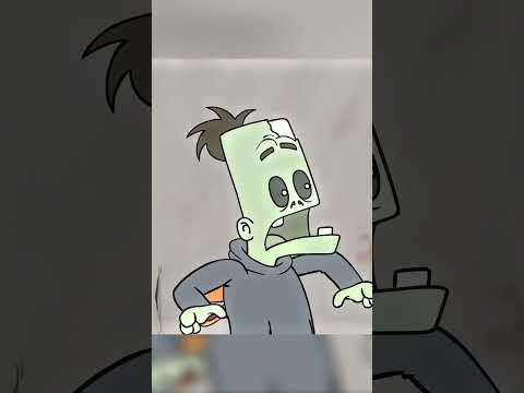 Зомби надевает человеческий мозг и мир сразу меняется 😱