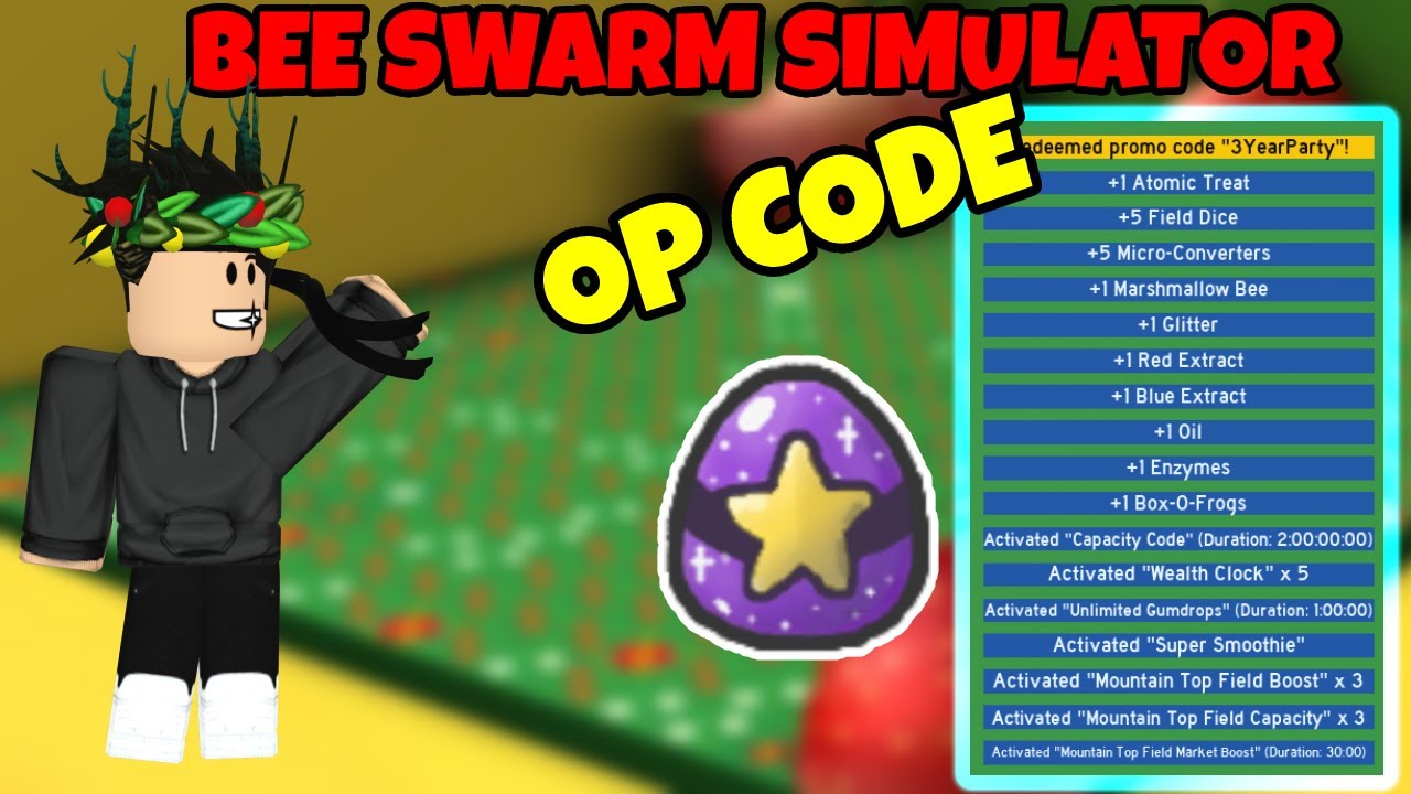 bee-swarm-simulator-op-code-youtube