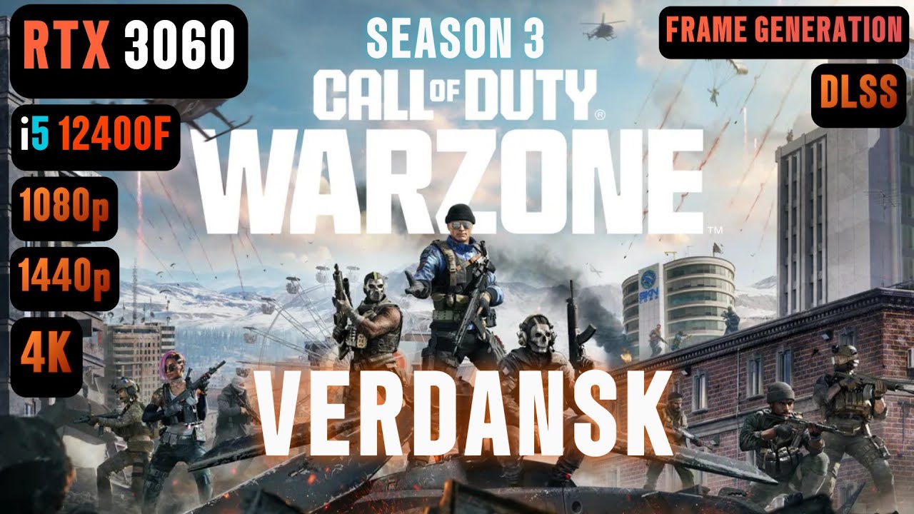 COD Warzone Verdansk RTX 3060 FPS TEST | Call of Duty