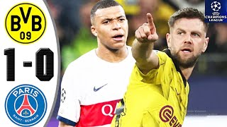 🔥 Borussia Dortmund vs PSG 1-0 | Champions league 2024 | All Goals & Highlights | Fullkrug Goal