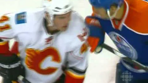 Raitis Ivanans vs Steve MacIntyre Oct 7, 2010