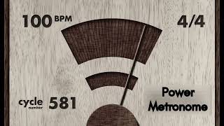 100 BPM 4/4  METRONOME HD