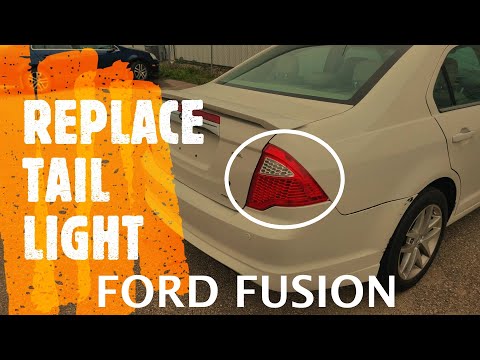Replace and Remove Tail Light or Tail Light Bulb on Ford Fusion (2010 - 2012)