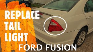 Replace and Remove Tail Light or Tail Light Bulb on Ford Fusion (2010 - 2012)
