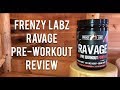 100MG of DMAA Pre-Workout!!? Frenzy Labz Ravage Pre-Workout REVIEW