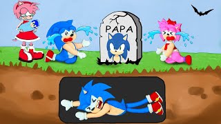 Poor Sonic Life So Sad Story Daddy, I Miss You Pacman Stop Motion Game