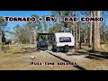  surviving a tornado watch in my rv   solo female vanlife in travel trailer  it was scary 
