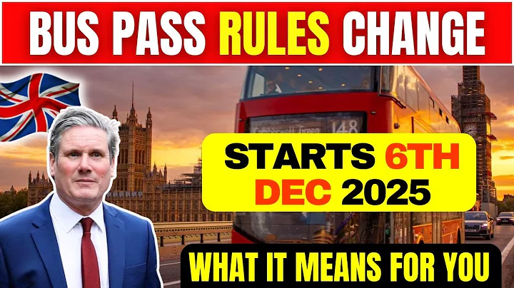 💥 UK Bus Pass Rules Change 6th December 2025 – What It Means for You!
