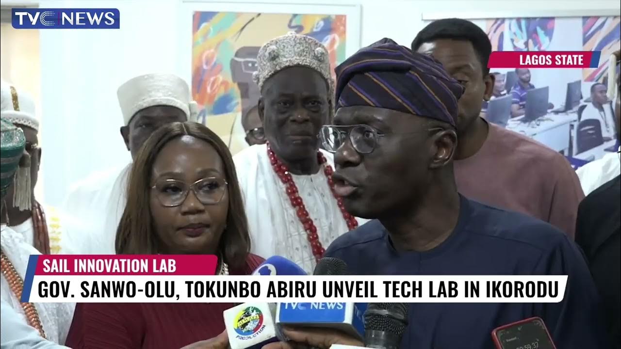 Governor Sanwo-Olu, Tokunbo Abiru Unveil Tech Lab In Ikorodu