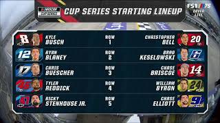 Starting Grid for the Nascar Cup Series Race at Dover