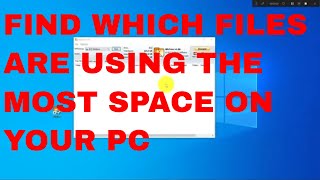 how to find which files are using most space on your hard drive on windows pc