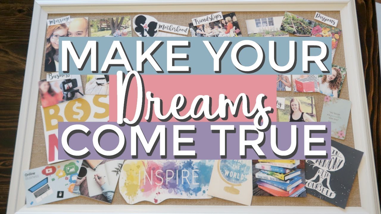 How To Make A Vision Board That Actually Works Vision Board 101 Youtube