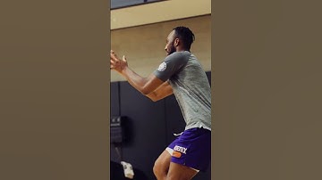 Josh Okogie in the gym 🎯