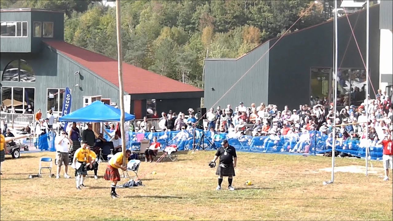 2011 Highland Games Caber Toss - YouTube