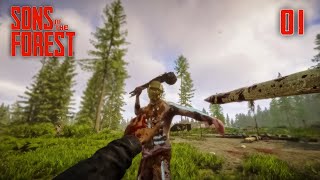 Sons Of The Forest #1 | بداية مغامرتنا في الغابة المرعبة