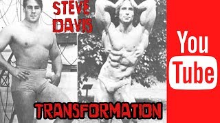 Bodybuilding Transformation Fat To Muscle | Steve Davis Bodybuilder | Old School Bodybuilding
