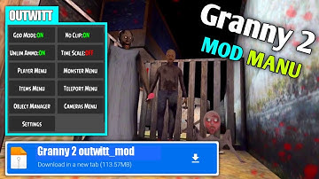 How to Download Granny Chapter 2 MOD MENU || Granny Chapter 2 ( NO LAG MOD ) apk download link
