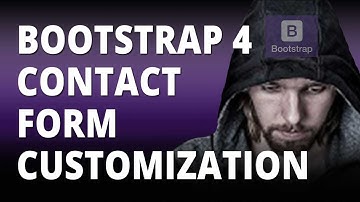 Bootstrap 4 Contact Form Customization