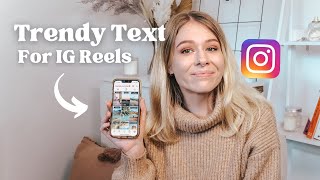 Use these trendy font ideas to ELEVATE your IG Reels screenshot 4