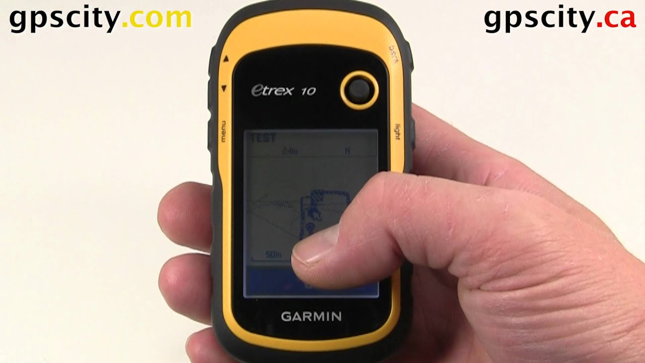 using garmin etrex 10