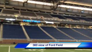 360 View of Ford Field in Detroit