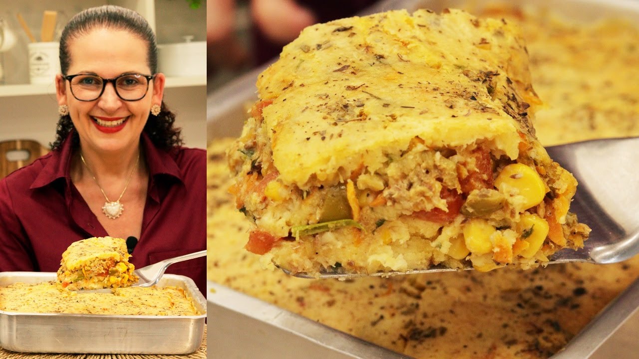 É SÓ MEXER! A TORTA SALGADA MAIS FÁCIL E DELICIOSA QUE VOCÊ VAI FAZER! - Isamara Amâncio