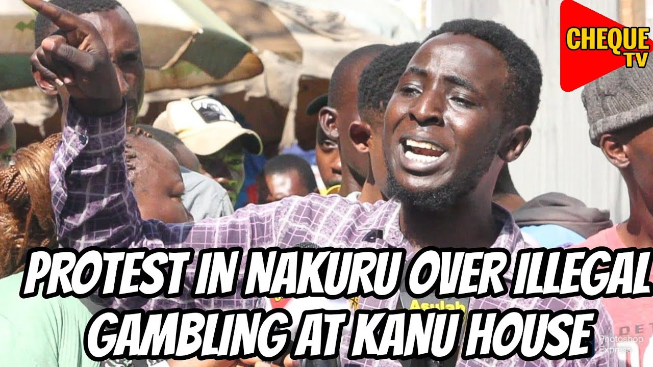 Chaos Witnessed in CBD Nakuru as Angry Residents Clash Over Illegal Gambling at KANU House!
