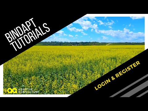 Bindapt Tutorial: Login & Register