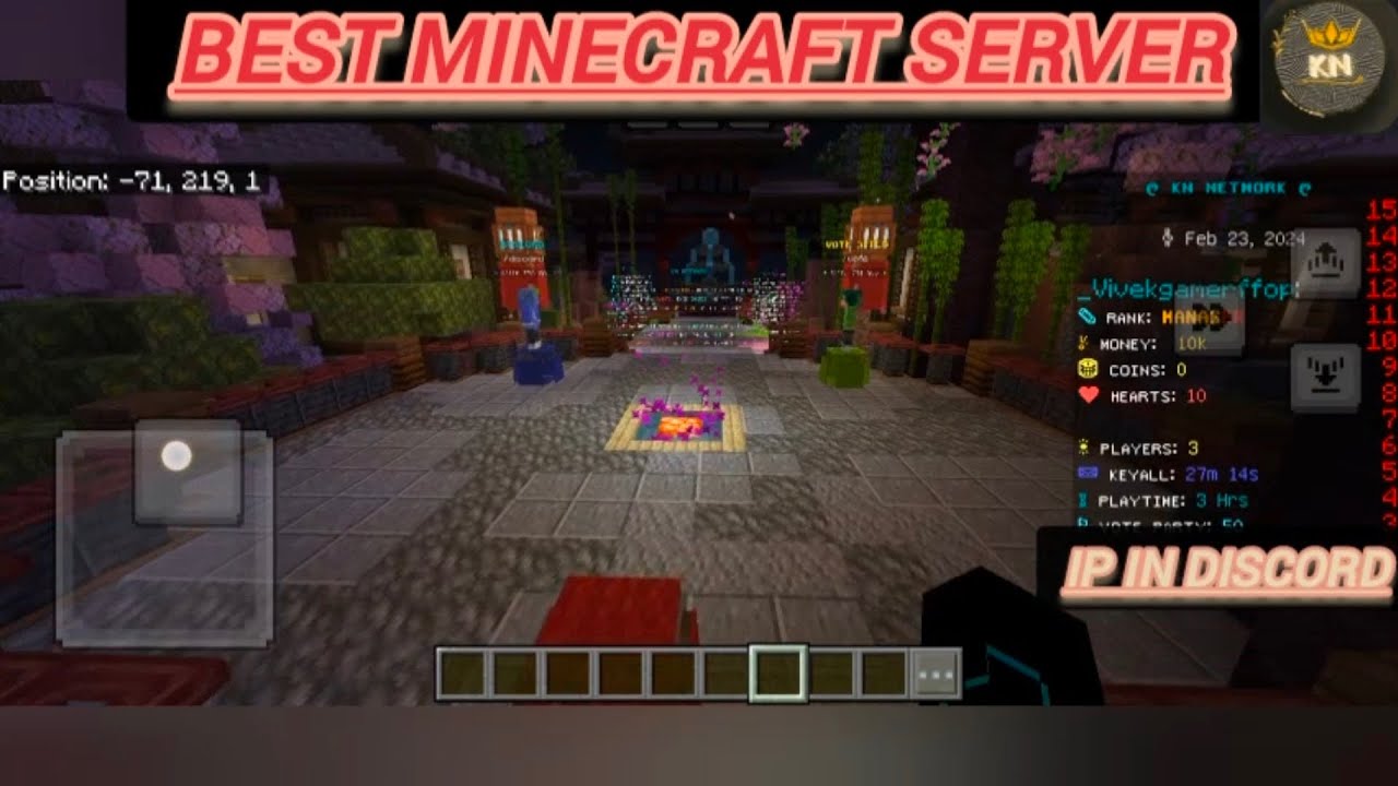 BEST MINECRAFT SERVER | KINGDOM OF NETWORK | #VIDEO - YouTube