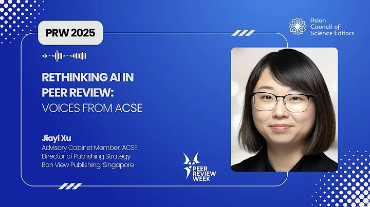 Jiayi Xu on Rethinking AI in Peer Review | Voices from ACSE | PRW 2025