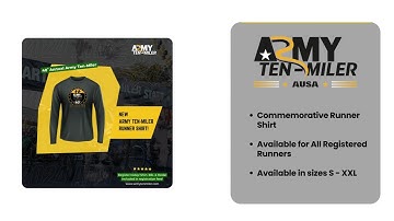 2024 Army Ten-Miler Runner Shirt & Medal Reveal video