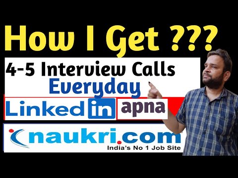 How Did I Start Getting Interview Calls Everyday Using Naukri.com & Linkdin 😍