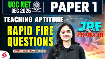 UGC NET Paper 1 | Teaching Aptitude UGC NET Paper 1 | Teaching Aptitude UGC NET Question By Anshika