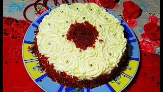 Red velvet cake recipe || how to make with natural food color