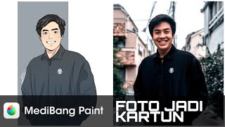 Medibangpaint android|| foto jadi kartun | fanart jerome screenshot 4