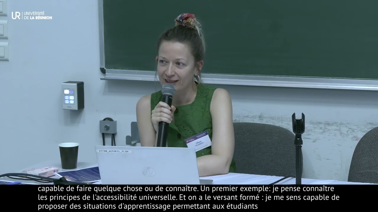 Colloque Et SI : intervention de Tiffanie Dujardin
