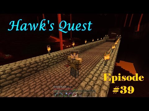 Hawk's Quest Episode #39 - My Nether Portal Temple!