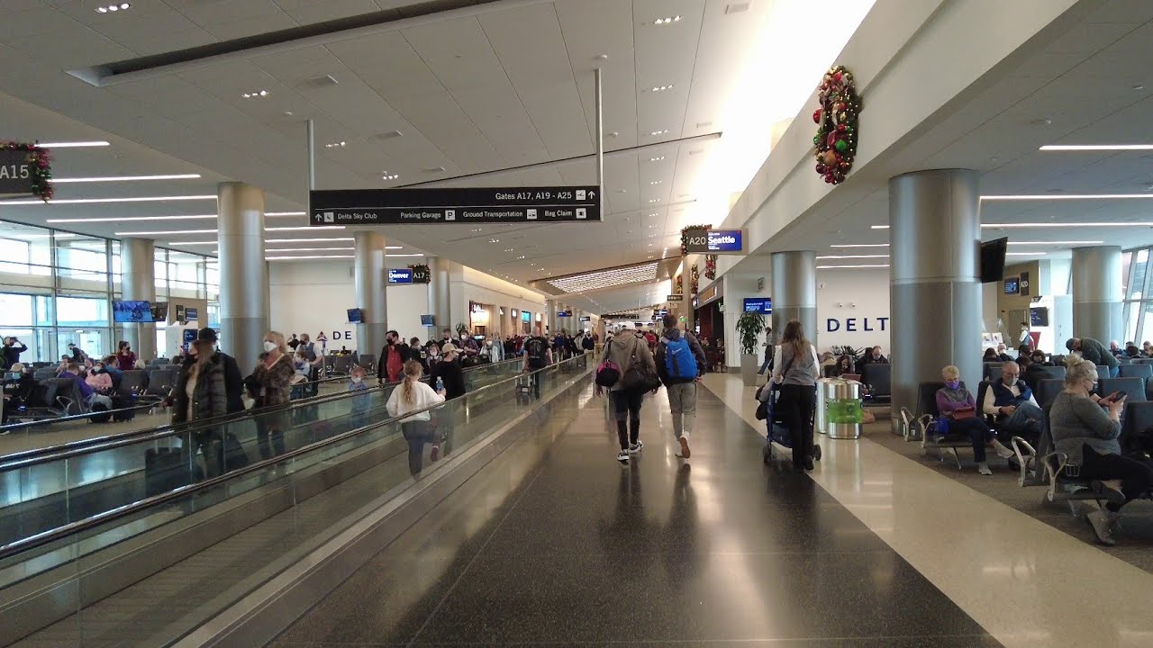 Is the tunnel at the Salt Lake City Airport too long from the A Gates to B Gates?