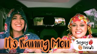 Makaton Carpark Karaoke - Its Raining Men - Singing Hands