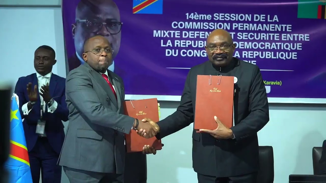 Clôture ce jeudi à Lubumbashi de la 14ème session permanente mixte défense et sécurité entre la RDC