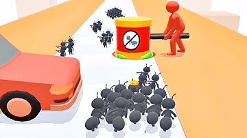 TINY RUN 3D 🐜👑😈 Game All Levels Android,iOS Gameplay NEW BIG UPDATE LV01