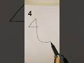 How to draw a easy fish with number 4. #artvideo #artforbeginners #easyart #artshortsvideo #fishart