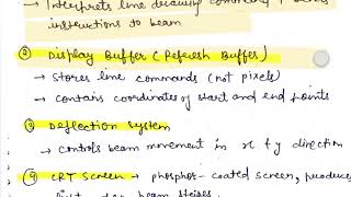 Random Scan Display device | Refresh CRT type |  computer graphics full course explained in detail 