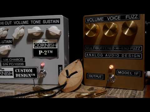 Pete Cornish P-2 vs Analog Design Audio Model 1F (w/ Fender Stratocaster '74)