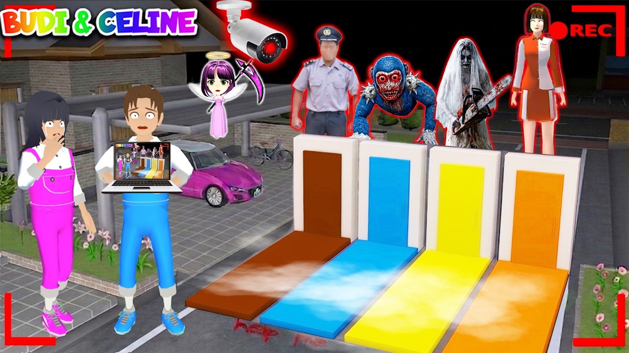 Yuta Mio Panik CCTV Merekam PINTU PORTAL HANTU KAK MAMI KAKI PANJANG, POLISI MUKA RATA DiDepan Rumah