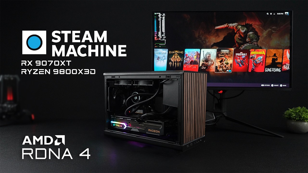 Мы построили самую быструю паровую машину на базе AMD RDNA4! Невероятная производительность