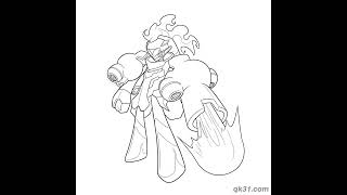🔥 FREE Armarouge Pokemon Coloring Pages for Kids! 🖍️ #shorts  #coloringpages #pokemon #coloring