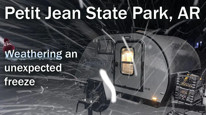 Teardrop Road Trip Freeze! | Petit Jean, AR Winter...